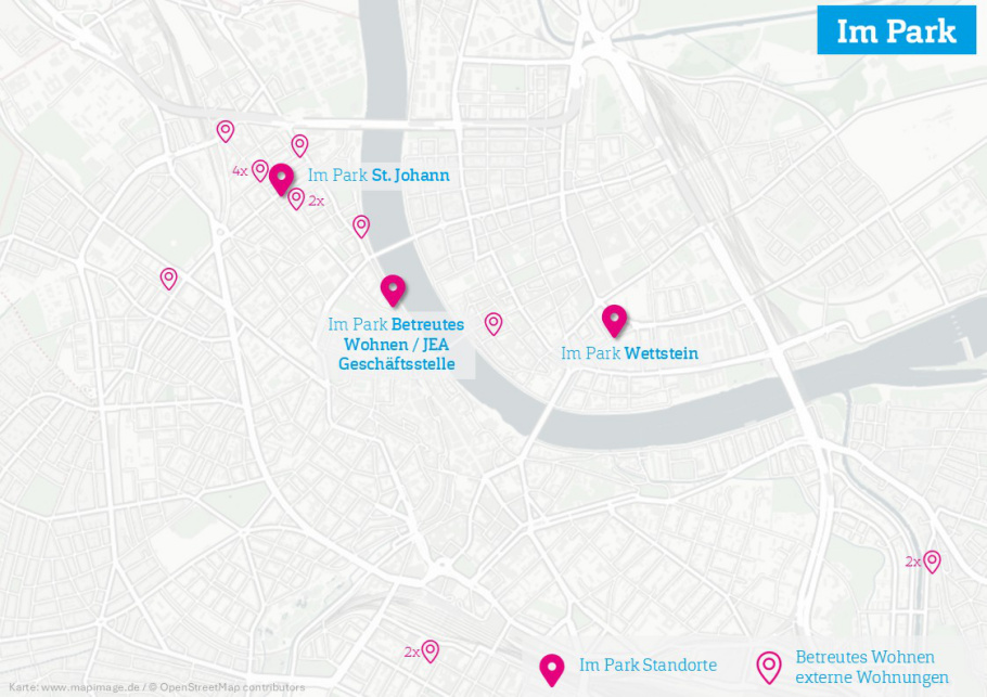 Standortkarte Im Park